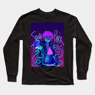 Neon Coffee(Dark Version) Long Sleeve T-Shirt